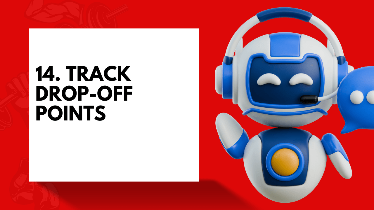 Track drop-off points